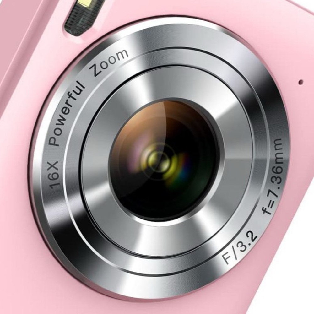 pink digital camera